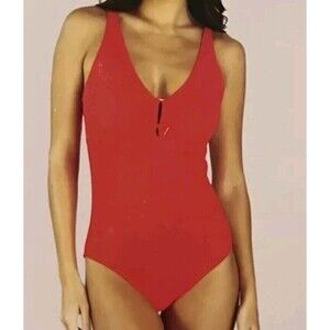 Serra One Piece Swimsuit For Women Size Medium Color Orange Coral. New!!